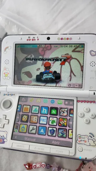 Nintendo 3DS XL Blanca con Cargador