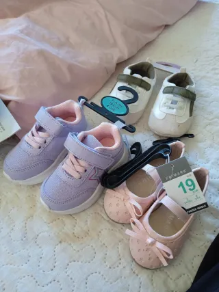 Zapatillas niña Primark Talla 19 Moradas