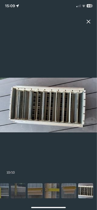 Rejilla de ventilación de aluminio