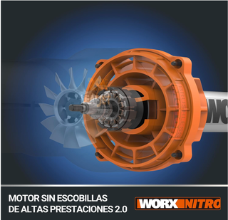 Soplador de hojas WORX NITRO LeafJet WG585E.9 40V