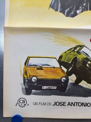 Poster LOS ULTIMOS GOLPES DE EL TORETE, año 1984