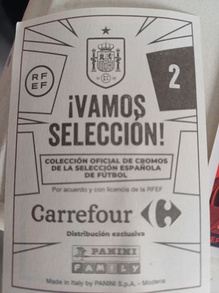 Lote cromos Selección España Panini