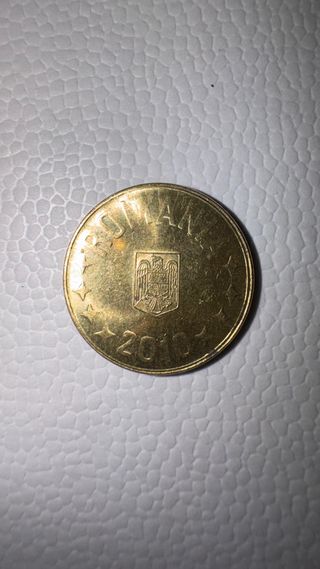 Moneda 1 Ban Rumania 2010