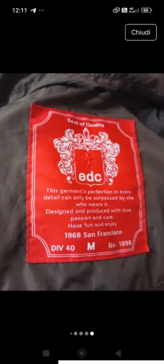 Piumino in piume d'oca marrone