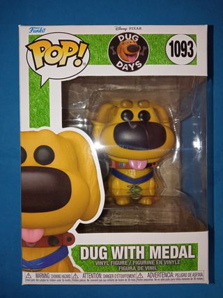 Funko Pop figura Dug con Medalla Disney Pixar