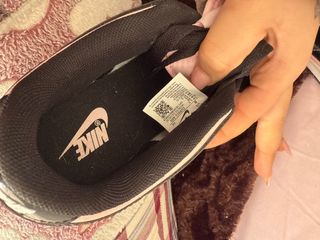 Bambas nike dunk rosas y negro( charol)