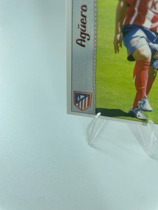 Aguero Rookie At. Madrid Fichas Liga Mundicromo 07