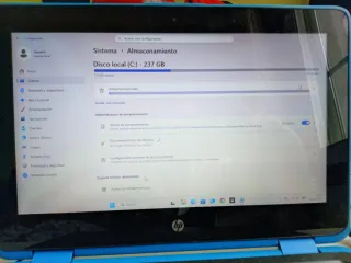 HP Ordenador Tablet Azul