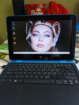 HP Ordenador Tablet Azul