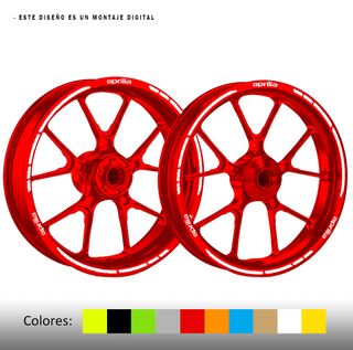 Pegatinas llantas Aprilia