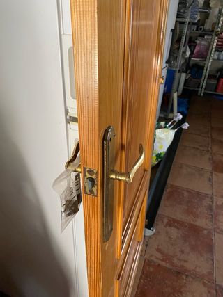 Puerta de madera interior