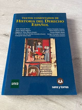 TEXTOS COMENTADOS DE HISTORIA DEL DERECHO ESPAÑOL