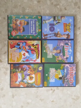 Pack 6 DVDs Infantiles y clasicos