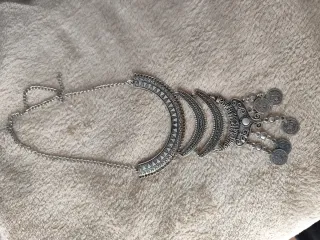 Collar Boho Plata Estilo Hippie