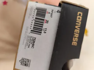 Converse Talla 20 Brillantes