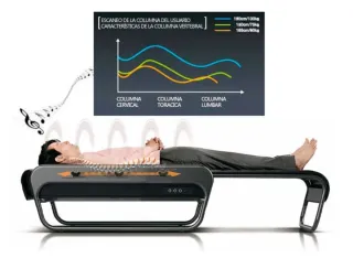 Termo masaje en camilla. Tecnología coreana.