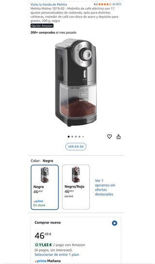 Molinillo de café Melitta Molino 3