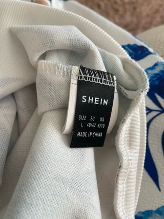Chaqueta Shein Talla L Estampado Floral