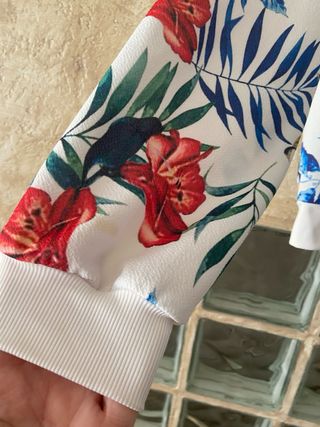 Chaqueta Shein Talla L Estampado Floral