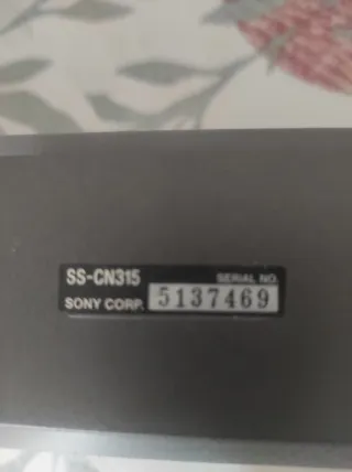 Altavoz Sony Negro/Gris