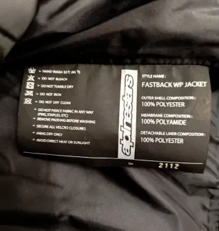 Chaqueta Moto Alpinestars 4 Estaciones Talla M