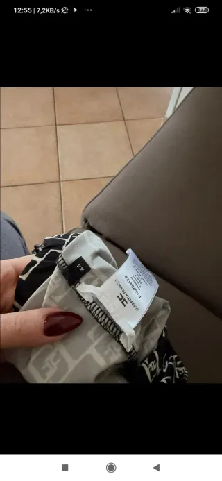 Leggings Elisabetta Franchi fantasia taglia 44