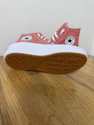 Converse plataforma rosa