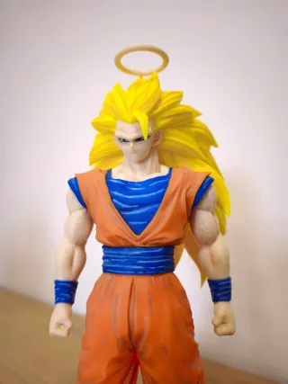 Figura Goku SSJ3 con Halo