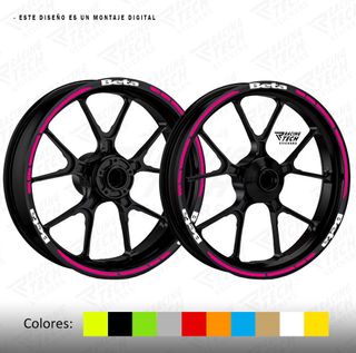Pegatinas para llantas Beta
