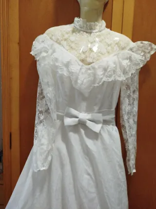 Vestido novia vintage