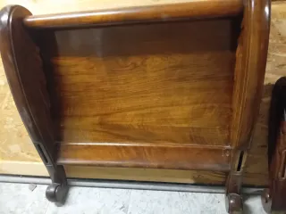 Cama roble antigua 80cm