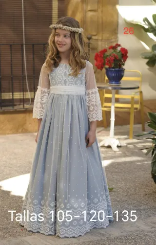 Vestido de Comunión Talla Grande