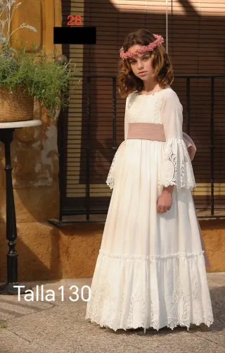 Vestido de Comunión Talla Grande
