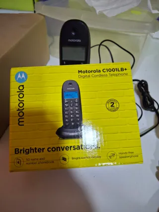 Teléfono Inalámbrico Motorola Negro