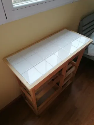 Mueble Cocina Carro Madera