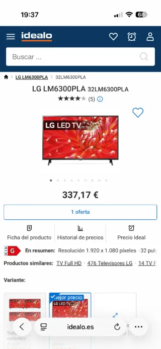 TV LG 32 Smart TV IA