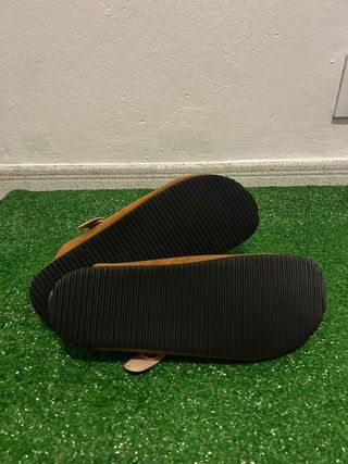 Zuecos Hombre Talla 44 Marrón