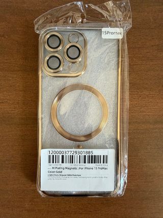Funda iPhone 15 Pro Max M Plating Gold