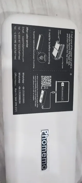 Stampante portatile Phomemo bianca