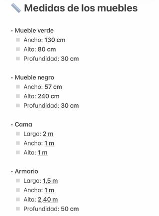 Habitación juvenil completa – Muy buen estado