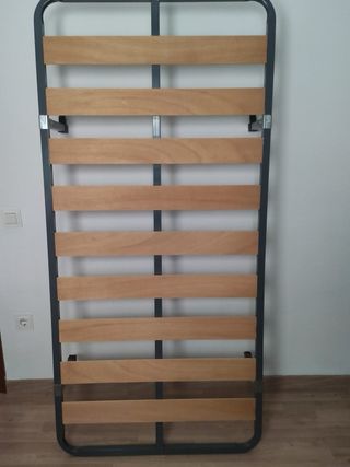 Somier de láminas madera y metal