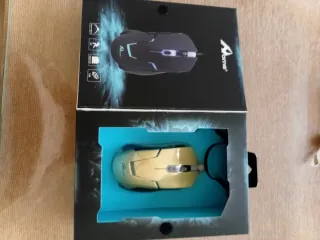 Ratón Gaming Aome 6D Óptico Dorado