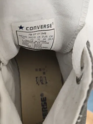 Converse All Star Talla 44 Gris