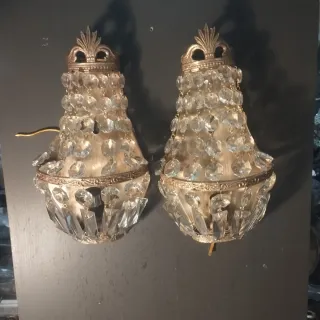 Lampadario Lampadario Cristallo Oro