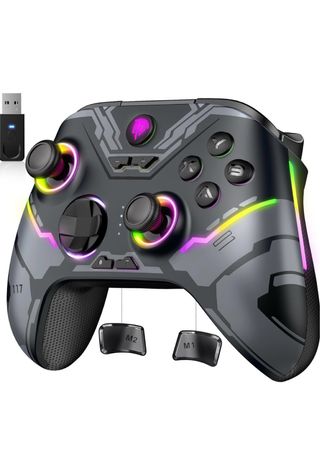 EasySMX X15 Mando PC Inalámbrico con Luz RGB – Gam