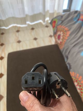 Cable de alimentación PC Negro