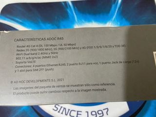 Router Wifi Adoc 4G/LTE R45 LIBRE y PRECINTADO!!!