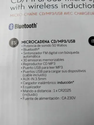 Microcadena Thomson MIC201IBT