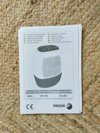 Deshumidificador Fagor con Ruedas