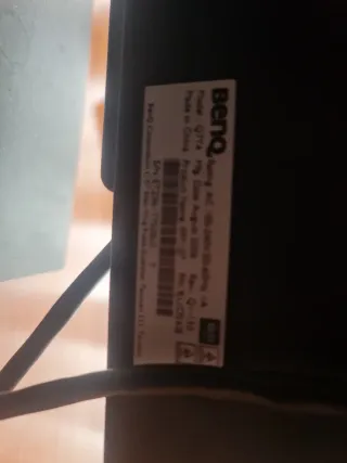 Monitor BenQ Q714 VGA Negro